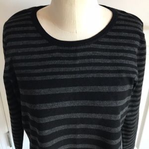 Spense Striped Three Quarter Length Sweater